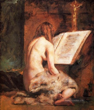 Nacktheit des Impressionismus Werke - der büßende Magdalenen Menschlichen Körper William Etty